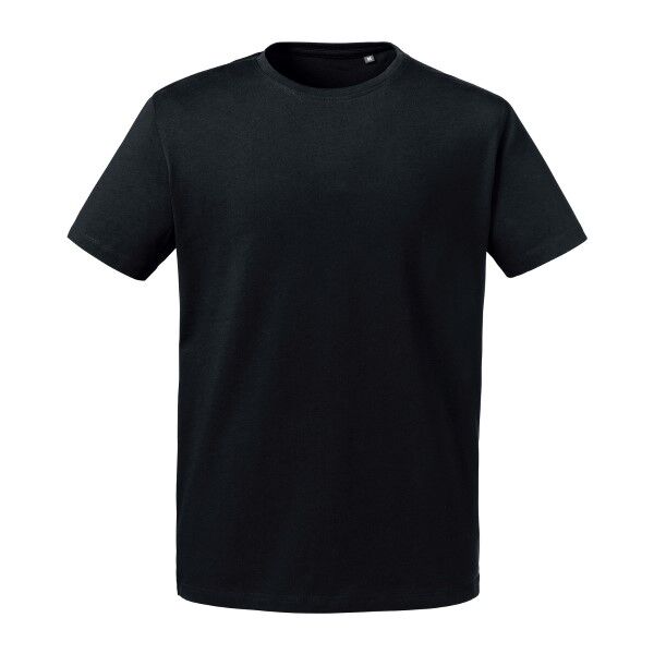 Russell Athletic Pure Organic Men Heavy Tee T-shirt - Black  - Size: 118M - Color: musta