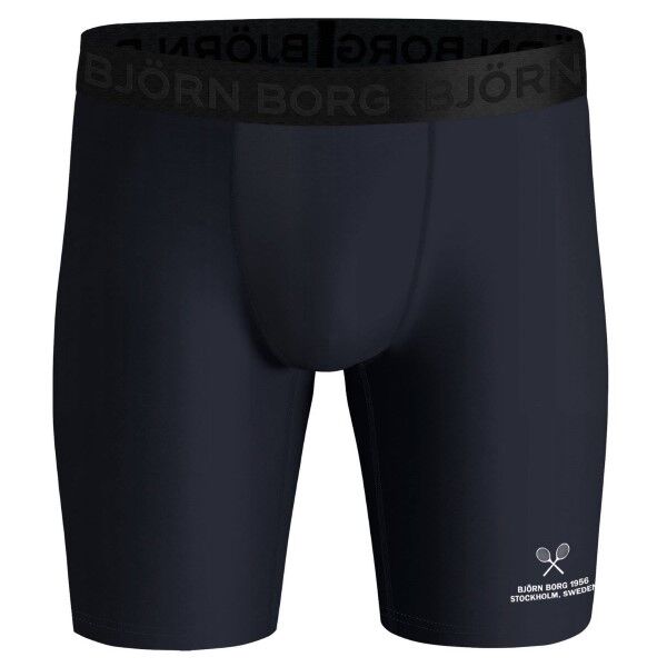 Björn Borg Performance Peter Long Shorts - Navy-2  - Size: 2121-1153 - Color: Merensininen