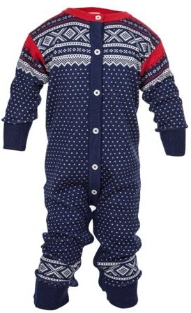 Marius Kids Marius Bambus Heldress Navy  12-18 mnd