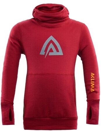 Aclima WarmWool Hood Sweater, Barn Chili Pepper Olive Night  100