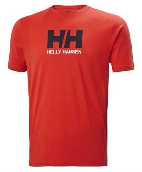 Helly Hansen Logo t-shirt, herre Alert Red  M