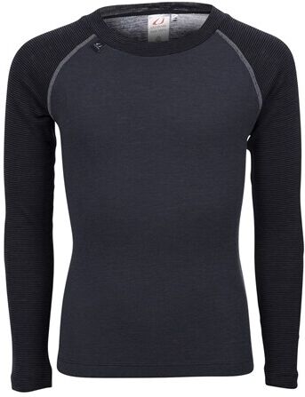 Ulvang Rav 100 round neck Jr Black-Granite-High Rise  140/10år