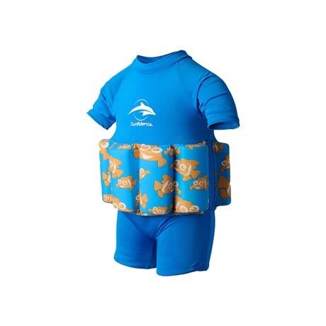 Konfidence Floatsuit Blue Clownfish  Medium 2-3år