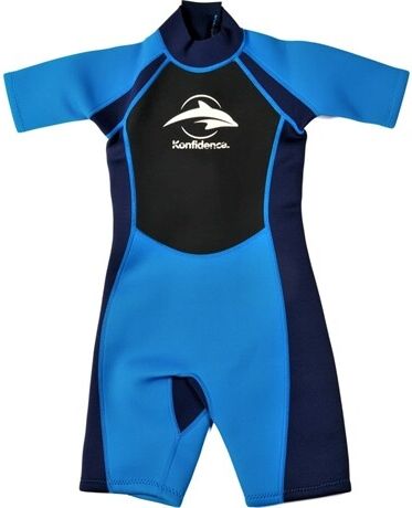 Konfidence Shorty Wetsuit Blue  XS 3-4 år