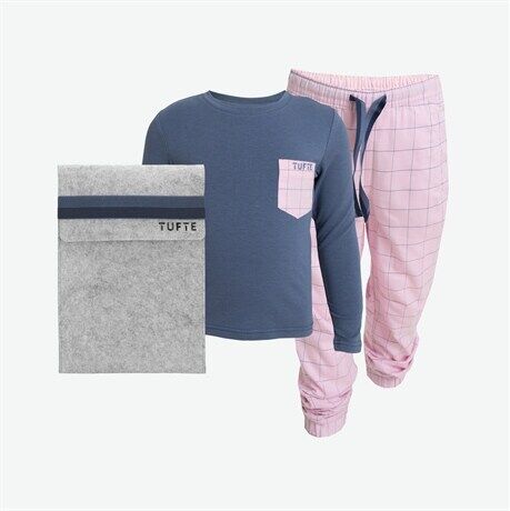 Tufte Kids Nattsmelle Pyjamas Rosa  98-104