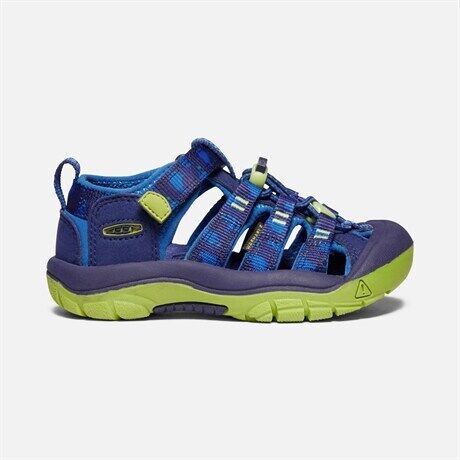 KEEN Newport H2, Little Kids Blue Depth / Chartreuse  31