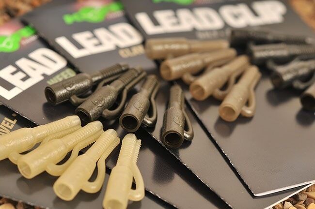 Korda Klipy na olovo Lead Clip 10ks - Clay