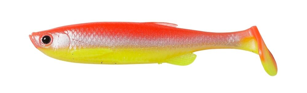 Savage Gear Gumová nástraha 3D Fat Minnow T-Tail YR Fluo - 7.5cm 5g