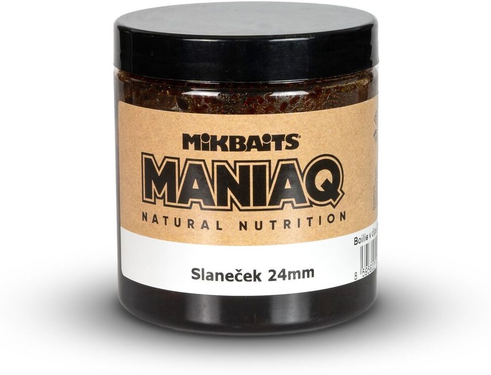 Mikbaits Boilie v dipu ManiaQ Slaneček 250ml - 16mm