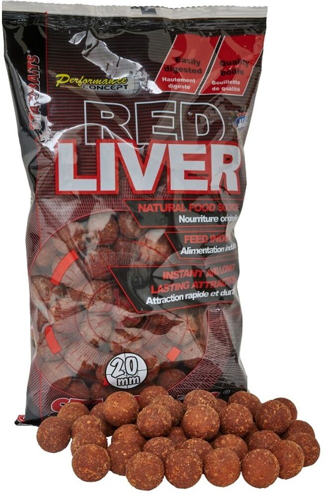 Starbaits Boilie Red Liver - 14mm 2,5kg