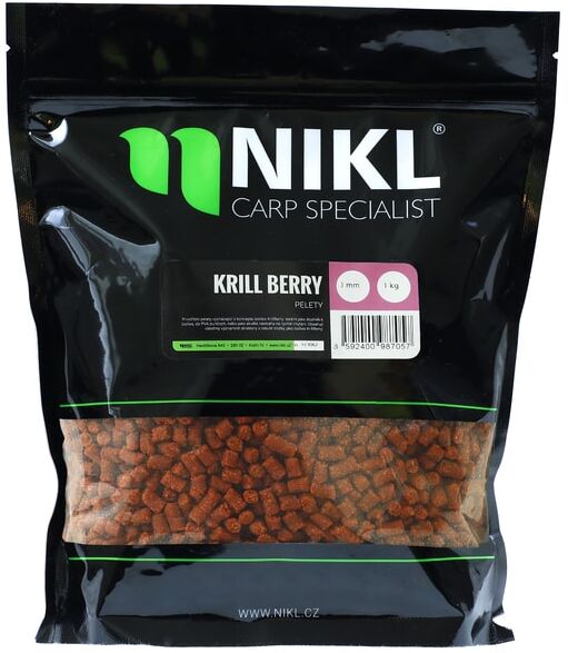 Karel Nikl Nikl Pelety KrillBerry - 10mm s dírkou 1kg