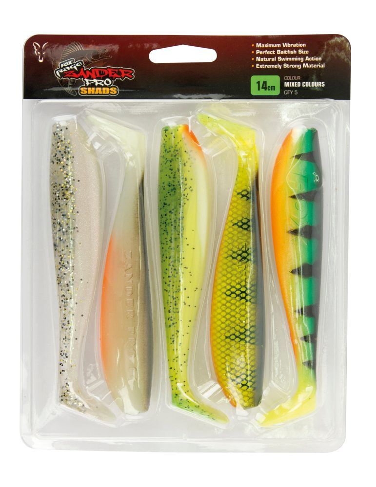 Fox Rage Gumová Nástraha Zander Pro Shads Mixed Colour 5ks - 7,5cm