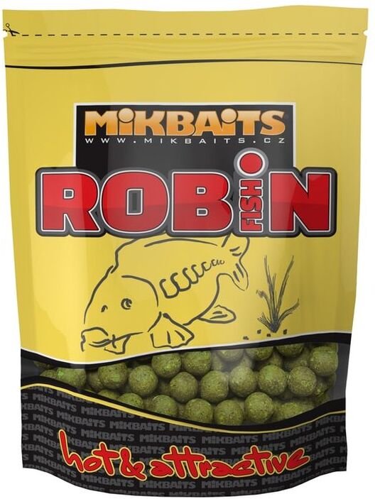 Mikbaits Boilie Robin Fish 300g - Zrající banán 20mm