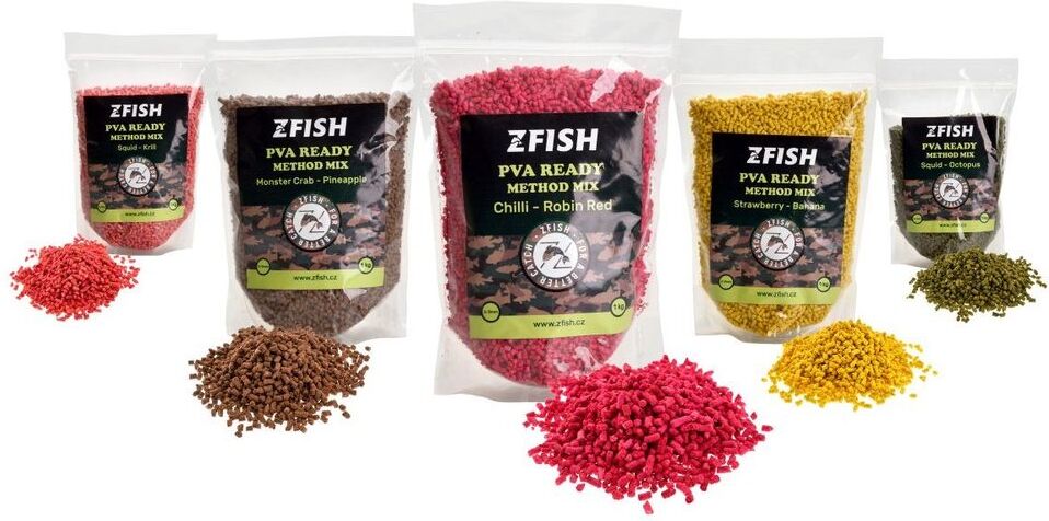 Zfish Pelety Pva Ready & Method Feeder Mix 2-3mm 1kg