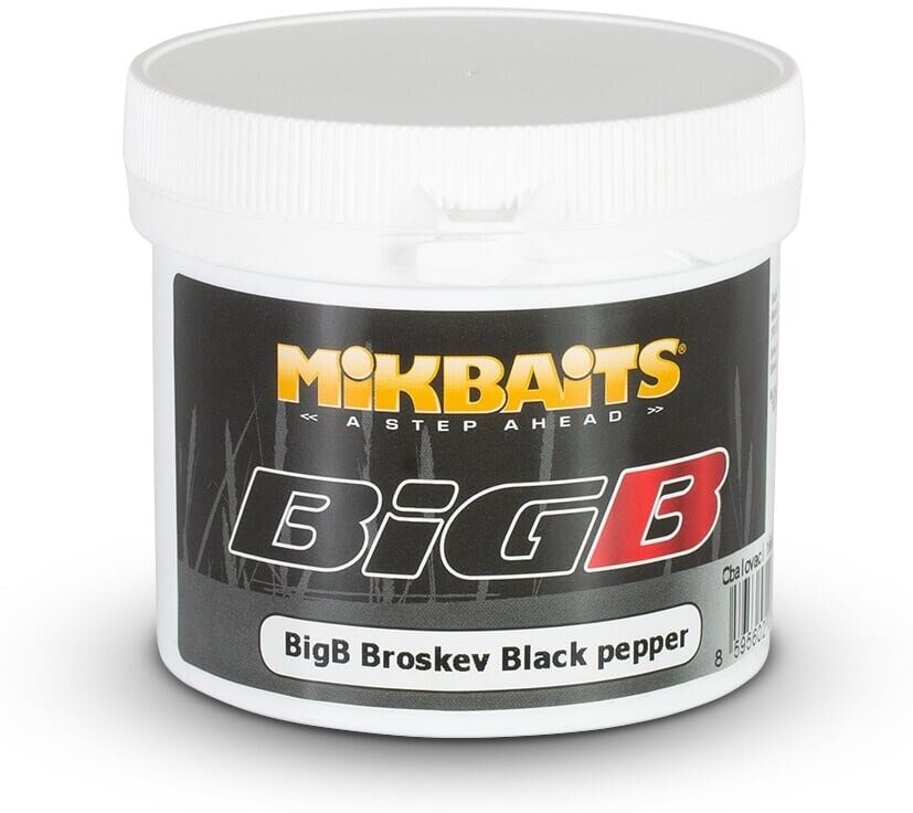 Mikbaits Těsto Big 200g - BigB Broskev Black pepper