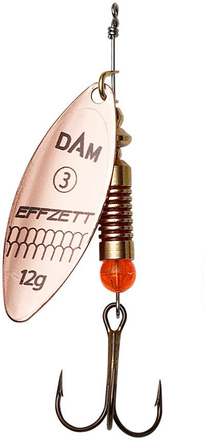 DAM Třpytka Effzett Predator Spinner Copper - 4g vel.1