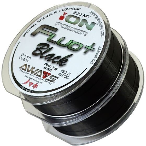 Awa-S Vlasec Ion Power Fluo+ Black 2x300m - 0,261mm