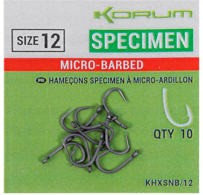 Korum Háčky Xpert Specimen Hooks 10ks