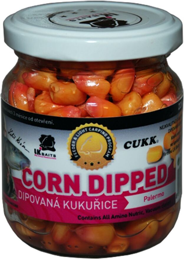 LK Baits Dipovaná kukuřice 220ml - Palermo