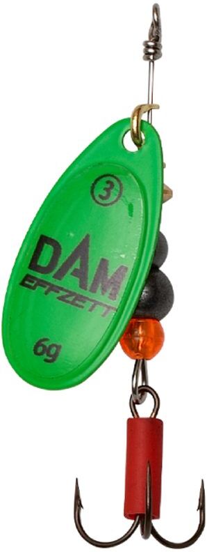 DAM Třpytka Effzett Fluo Spinner Green - 4g vel.2