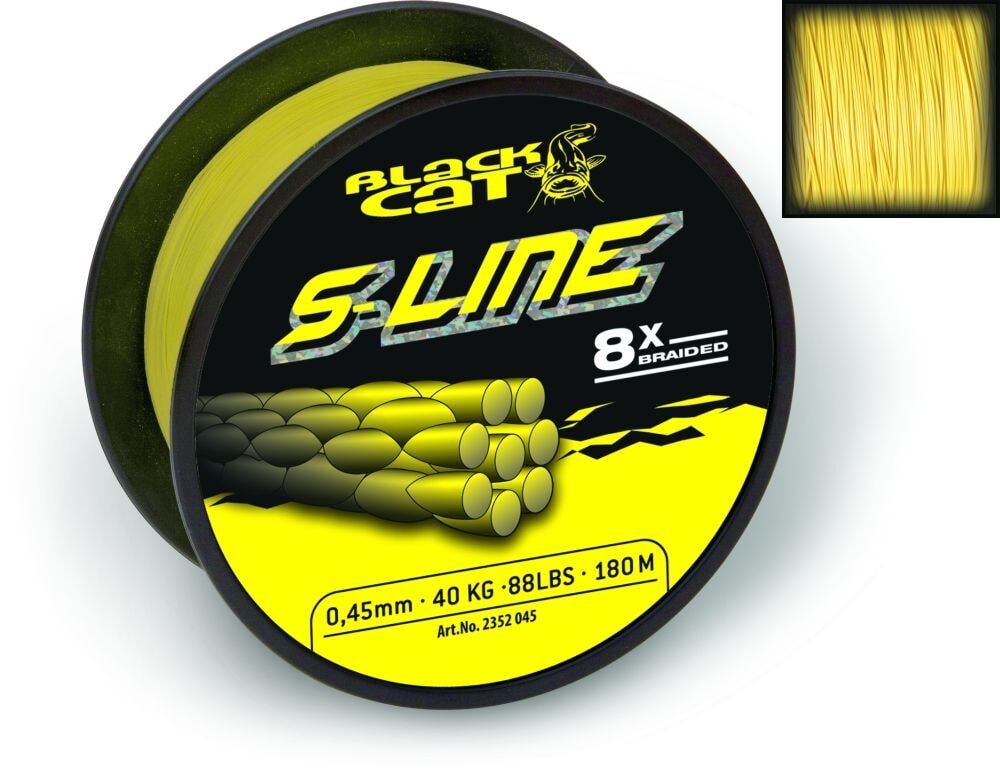 Black Cat Šňůra S-Line žlutá - 0,55mm 450m