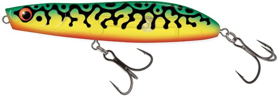 Salmo Wobler Rattlin Stick Floating Clear Green Tiger