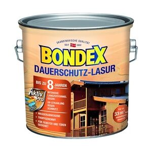 Bondex Dauerschutz Lasur 2,5 L eiche hell