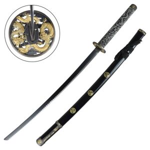 GT-DEKO - Fantasy und Schwert Shop Katana Suiro schwarz inklusive Saya