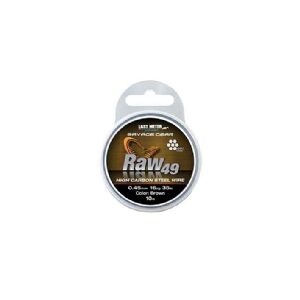 SAVAGE GEAR SG Raw49 0.45mm 16kg 35lb Uncoated Brown 10m