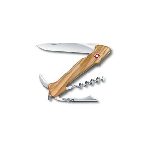 Victorinox Wine Master, Låsning af knivblad, Kniv med flere værktøjer, Clip point, Træ, Sølv, 6 værktøjer