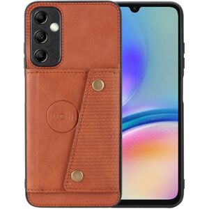 SKALO Samsung A15 5G PU-læder Cover med Pung - Brun Brown