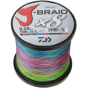 Påspoling Fletline Daiwa J-Braid x8 Multi Color M