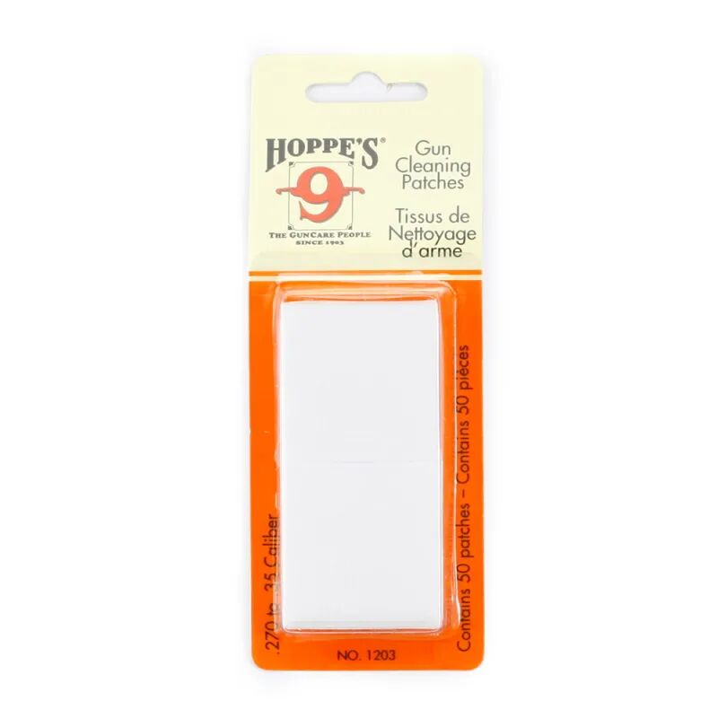 Hoppe´s Cleaning Patches No.3 Caliber .270 - .35 Hvid Hvid OneSize