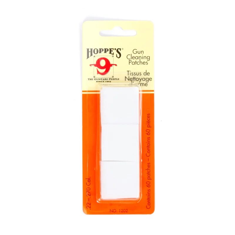 Hoppe´s Cleaning Patches No.2 Caliber .22 - .270 Hvid Hvid OneSize