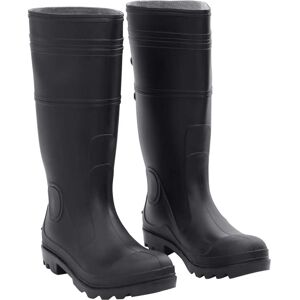 vidaXL Botas de agua negro número 42 PVC