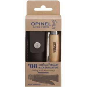 Couteau OPINEL No 08 Inox hetre naturel - Publicité