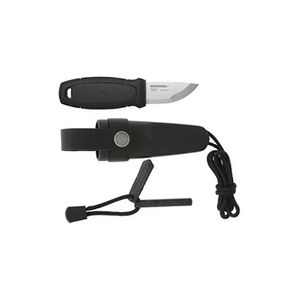 Morakniv - 12629 - poignard de poche mora eldris noir + fire starter - Publicité