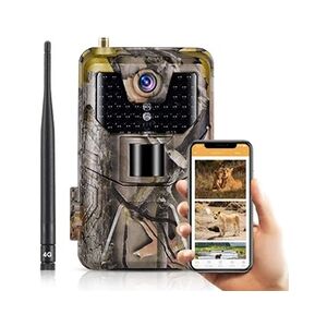 YONIS Caméra de Chasse 4G GPS 4K Détection Mouvement Vision Infrarouge 30Mpx Etanche + SD 64Go - Publicité