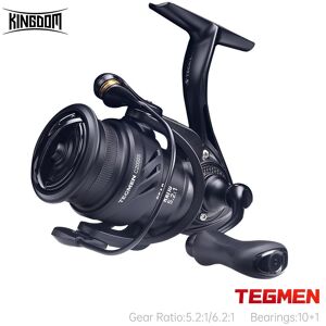 Royaume TEGMEN 2023 moulinet de pêche à tambour fixe carbone 2000 2500 3000 bobine légère moulinet de pêche 6.2:1 5.2:1 moulinet spinning 142g