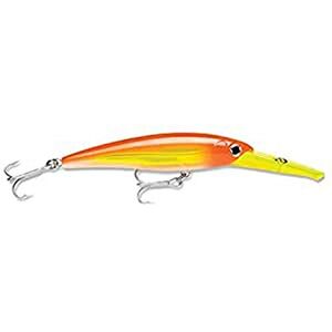 Rapala Leurre de Pêche X-Rap Magnum Matériel de Pêche avec Grande Bavette Plongeante Leurre Pêche en Mer Profondeur de Nage 3m 11cm / 22g Fabriqué en Estonie Red Head UV - Publicité