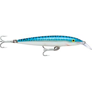 Rapala Leurre de Pêche Floating Magnum Matériel de Pêche avec Construction Balsa Leurre Pêche d'Eau Douce Fabriqué en Estonie Prof de Nage 2.7 3.3m Taille 14cm / 22g Silver Mackerel - Publicité