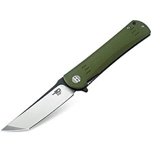 Divers Green Couteau Bestech Knives Tanto Kendo Lame Acier D2 Manche G-10 Linerlock Mixte Adulte - Publicité