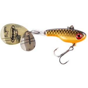 Berkley Pulse Spintail Leurre Hybride Jig Spinner, Équipé d'Hameçon Fusion, se lance loin et est Redoutable pour la Pêche des Carnassiers en Eau Douce - Publicité