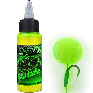 Angel-Berger Angel Berger Bait Smoke Liquide de trempage pour appât Effet fumée Moule/Vert fluo (Fluo Green) 50 ml - Publicité