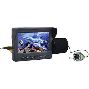 MOUNTAINONE Caméra de Pêche sous-Marine, Détecteur de Poisson à écran LCD de 4,3 Pouces Caméra de Vision Nocturne IR LED Sondeur de Peche Caméra de Pêche 15M pour Pêche sur Glace, en lac et en Bateau - Publicité