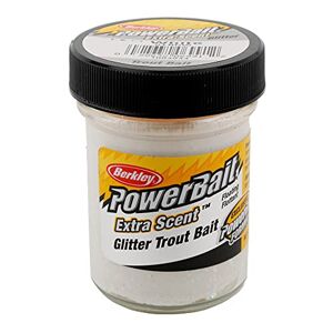 Berkley Powerbait Select Glitter Troutbait Pâte appât pour pêche à la truite Blanc 50 g Pack de 2 - Publicité