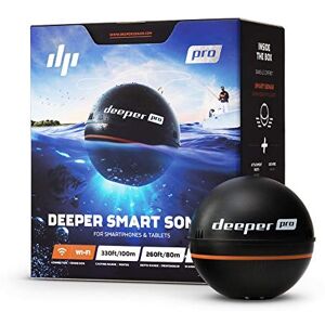 Deeper PRO Sondeur Portable – Sondeur pour Kayak ou Float Tube sans fil Wi-Fi - Publicité