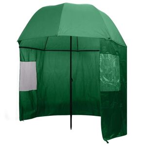 91028 vidaXL Parapluie de pêche Vert 300x240 cm - Publicité