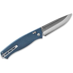 Real Steel - Pathfinder Folder Micarta - Couteau taille Klinge 9,8 cm, bleu - Publicité