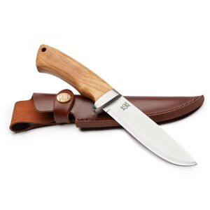 - Rondane Knife with Leather Sheat - Couteau taille Klinge: 13 cm, brun